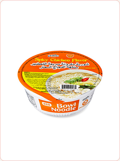 bowl noodles hot chicken flavor